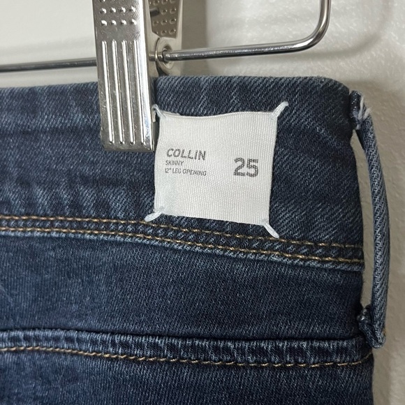 Hudson Collin Flap Pockets Slim Fit Skinny Jeans Sz 25 - Picture 7 of 9